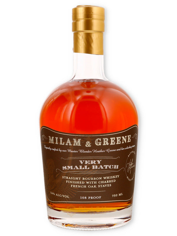 Milam & Greene Very Small Batch #1 Straight Bourbon Whiskey Finished With Charred French Oak Staves - Flask Fine Wine & Whisky