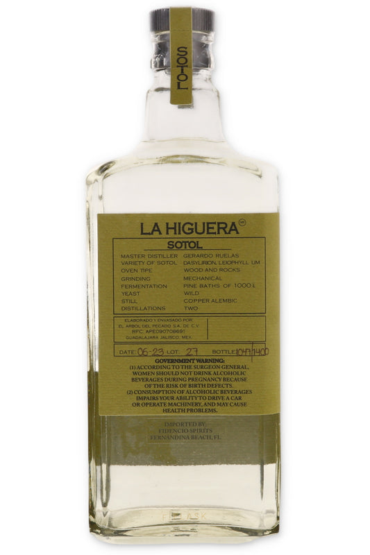Sotol La Higuera Leiophyllum 750ml - Flask Fine Wine & Whisky