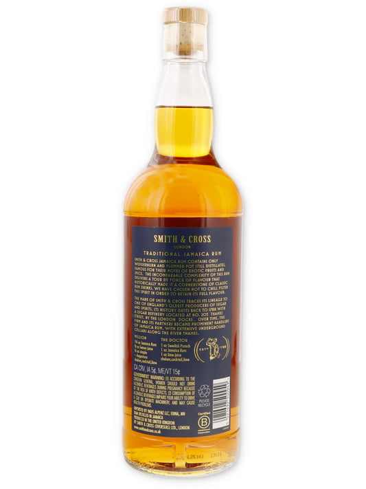 Smith & Cross Traditional Jamaican Rum 114pf 750ml