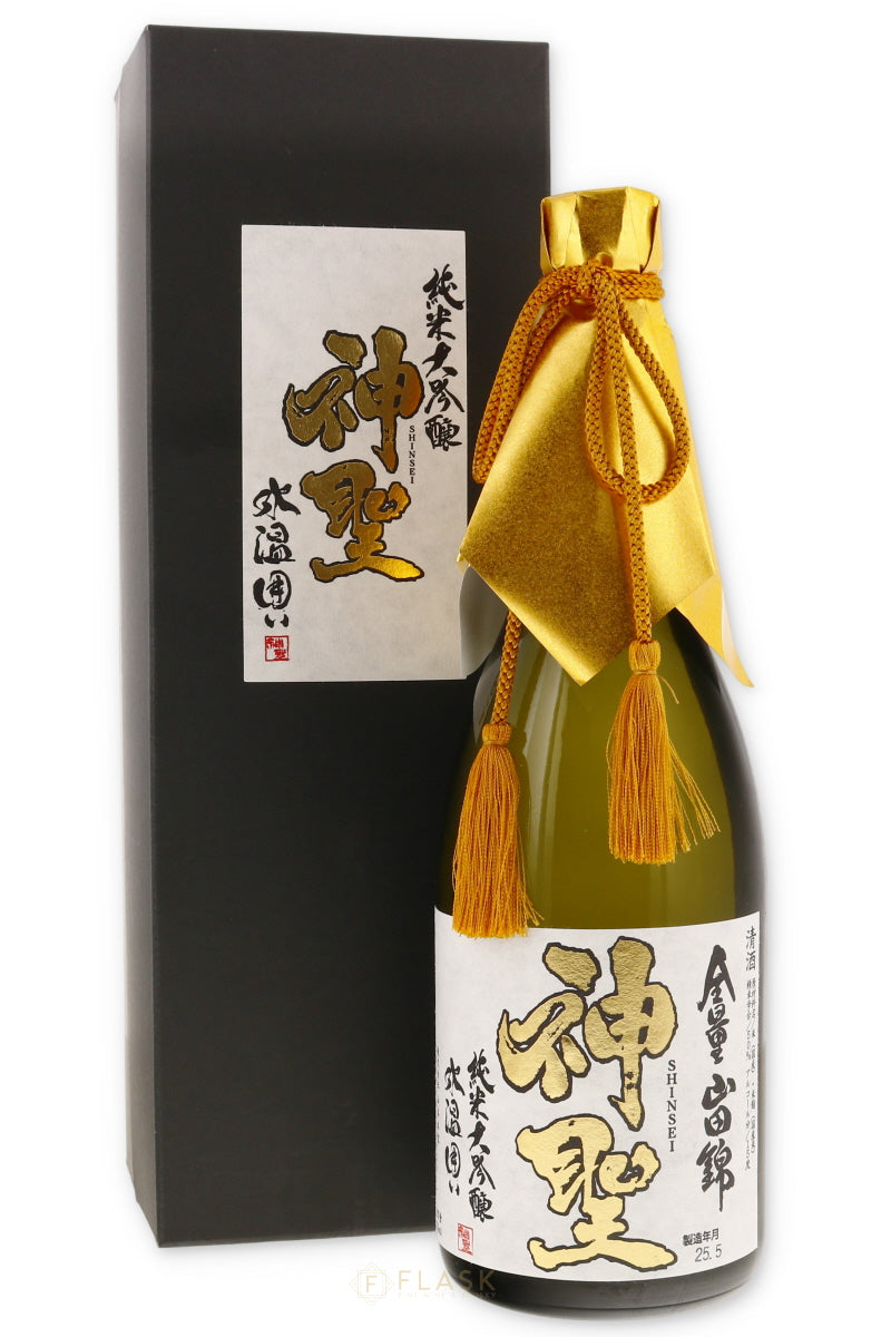 Buy Shinsei Gold Yamadanishiki Junmai Daiginjo Sake 720ml | Flask