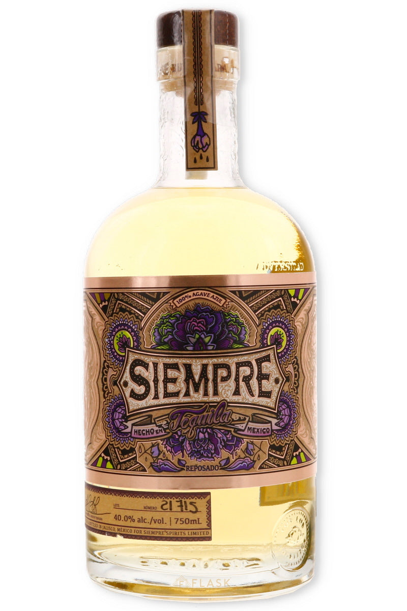 Buy Siempre Tequila Reposado 750ml | Flask Wines