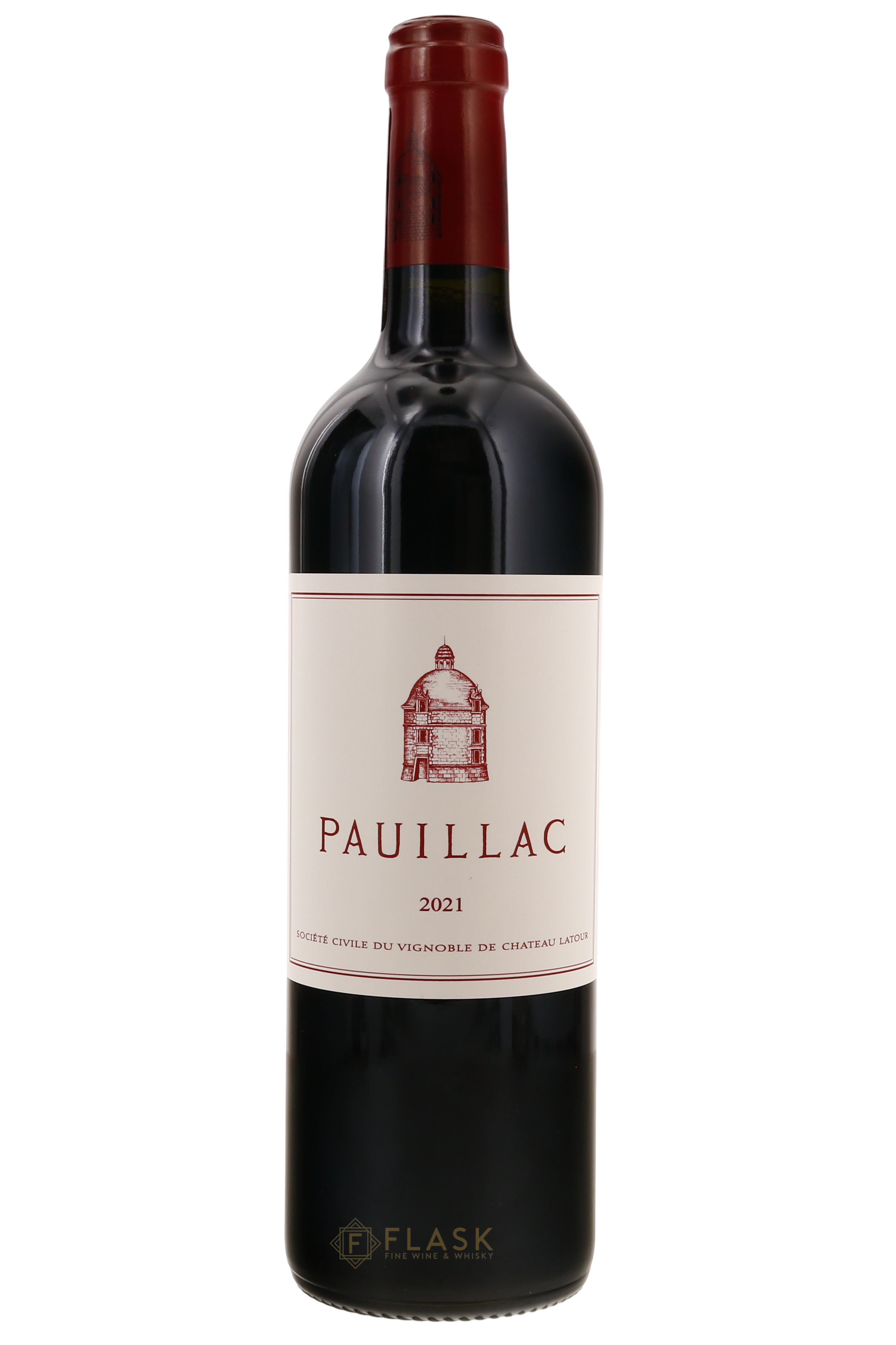 Chateau Tour Leognan 2016 インペリアルサイズ空瓶 Chateau Latour Le Pauillac de Latour 2021 - Flask