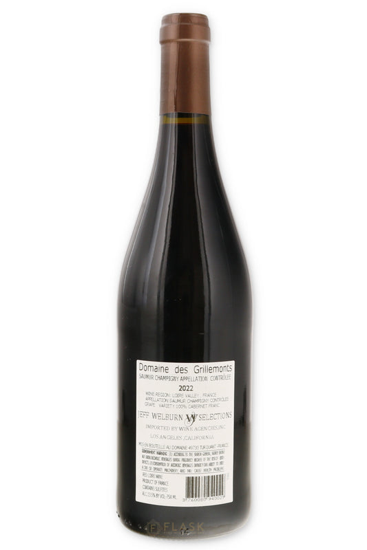 Domaine des Grillemonts Saumur Champigny Rouge 2022