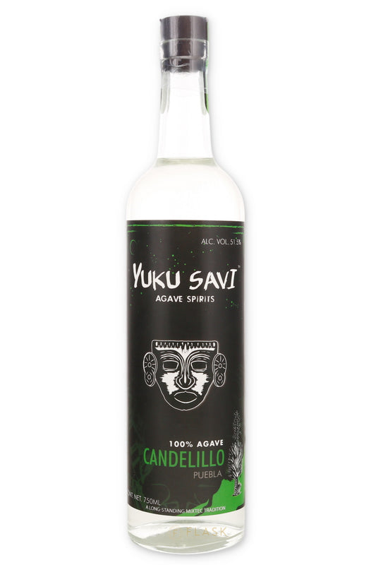 Yuku Savi Agave Spirits Candelillo Ancestral de Puebla de Feliz Macedas 750ml - Flask Fine Wine & Whisky