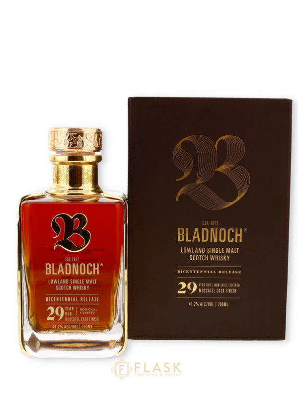 Bladnoch Bicentennial Release 29 Year Old Moscatel Cask Finish Single Malt - Flask Fine Wine & Whisky