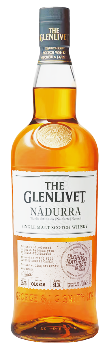 Glenlivet Nadurra Oloroso Matured 2016 Batch OL0516 60.4 - Flask