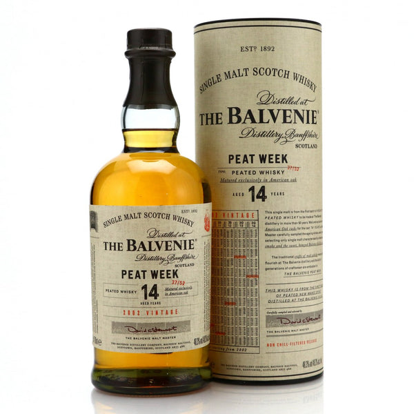 Balvenie 2002 14 Year Old Peat Week Scotch Whisky - Flask Fine Wine & Whisky
