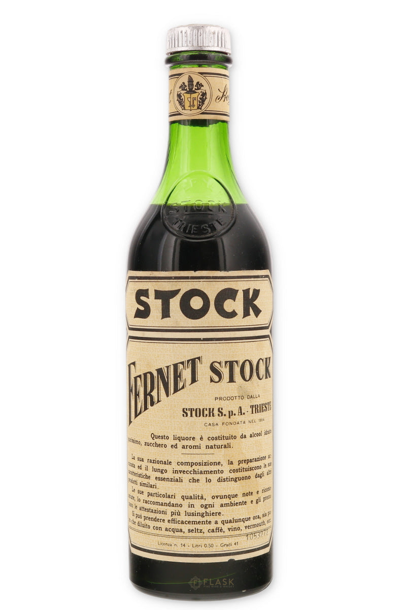old Herb liqueur stock【未開栓】 Fernet Stock Vintage Liqueur 500ml 1940s / 1950s | Flask Wines