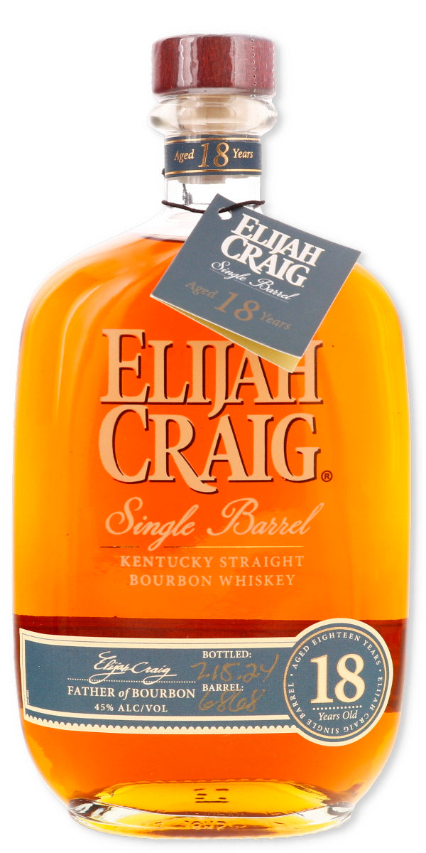 Elijah Craig 18 Year Single Barrel 2024 Release