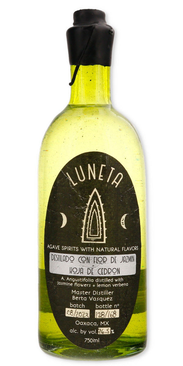 Luneta Agave Spirits Espadin Destilado con Flor de Jazmin and Hoja de Cedron 750ml - Flask Fine Wine & Whisky