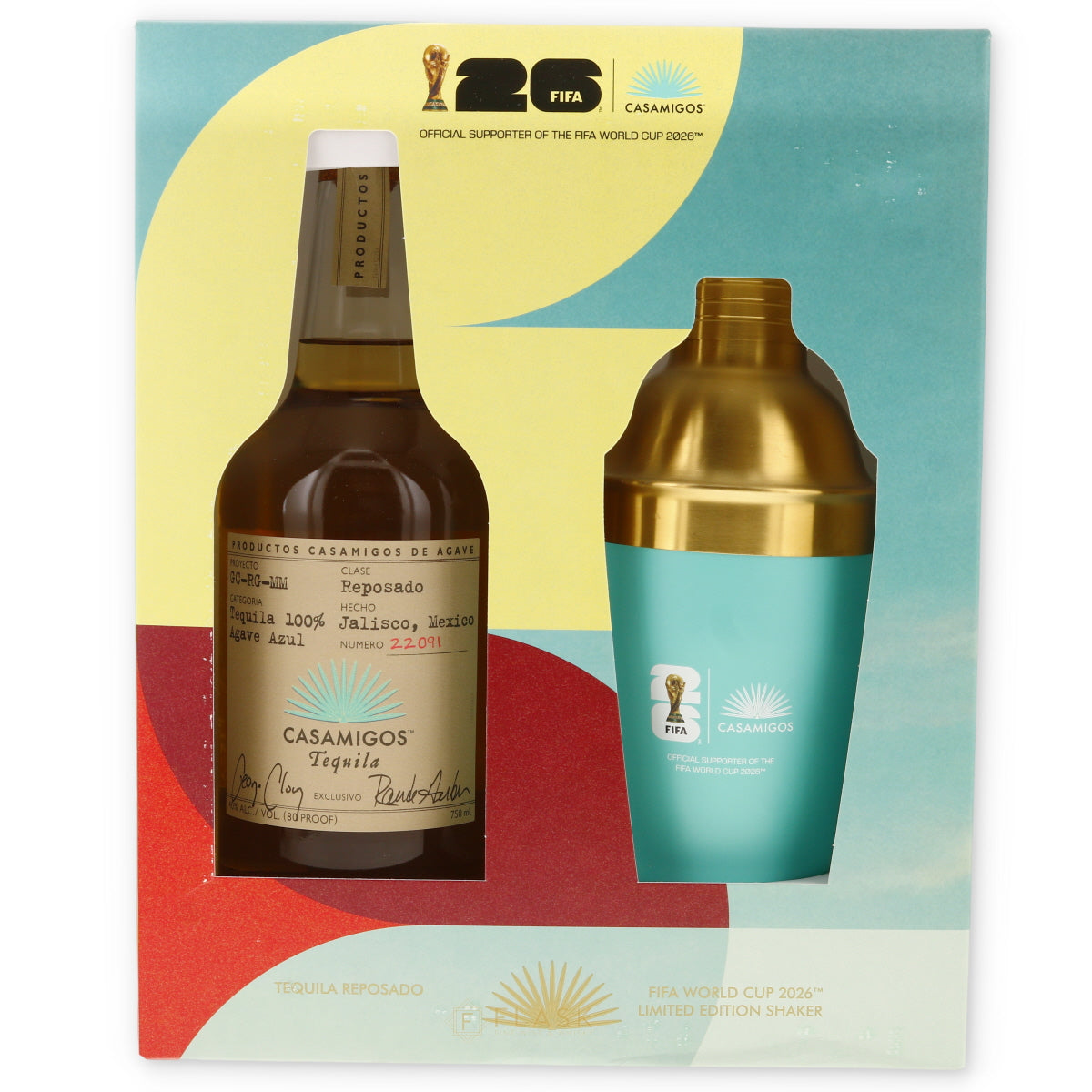 Locos Hagamos Una Apuesta メキシコ　ファンク Casamigos Reposado Giftset with 2026 FIFA World Cup Cocktail