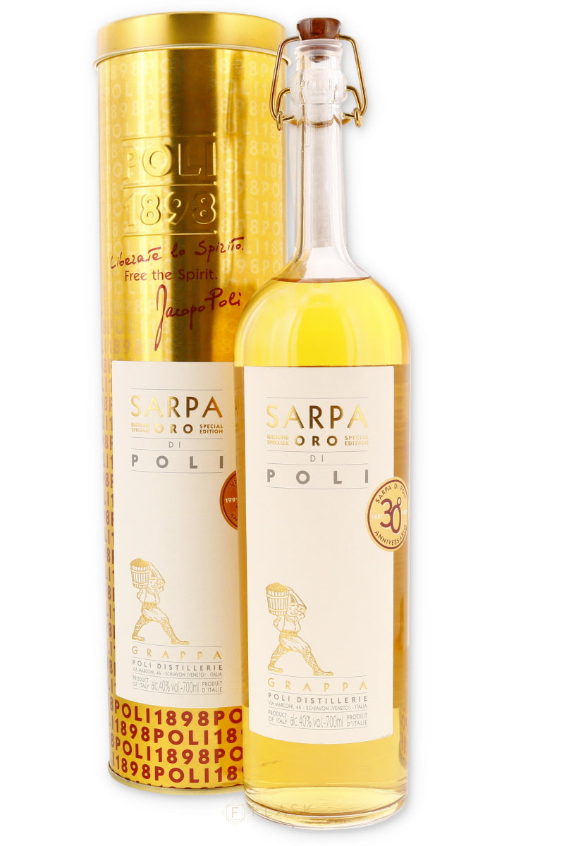 Poli Sarpa Oro Grappa ポーリ サルパオーロ グラッパ Poli Sarpa Oro Grappa 700ml | Flask Wines