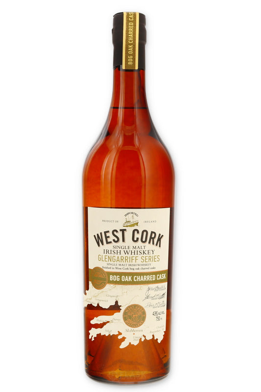 West Cork Distillers Glengarriff Series Bog Oak Charred Cask Single Malt Irish Whiskey