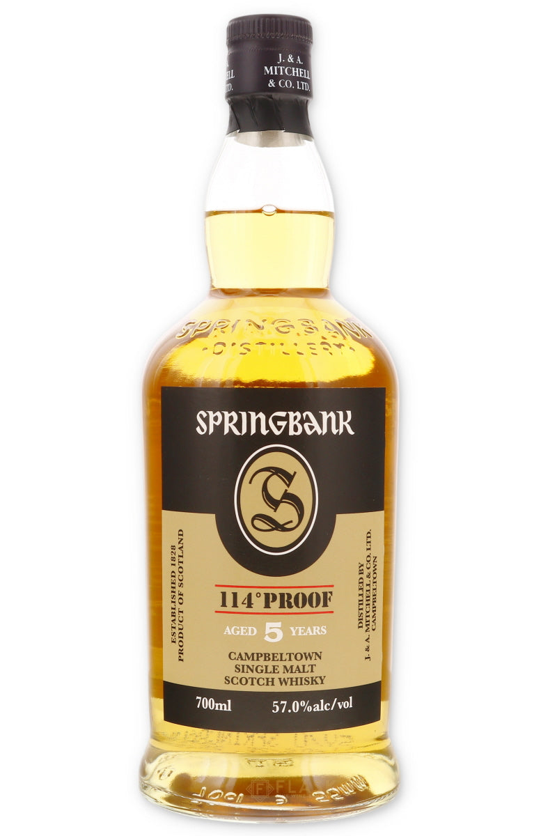 Buy Springbank 114 Proof Aged 5 Years | Flask Wines
