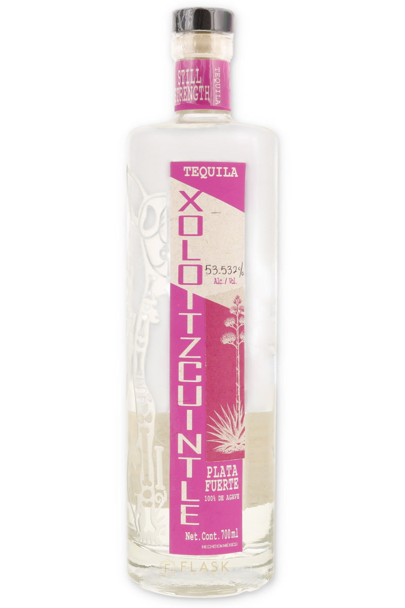 ゆみこつる Xoloitzcuintle Plata Fuerte Still Strength Quiote Tequila 700ml