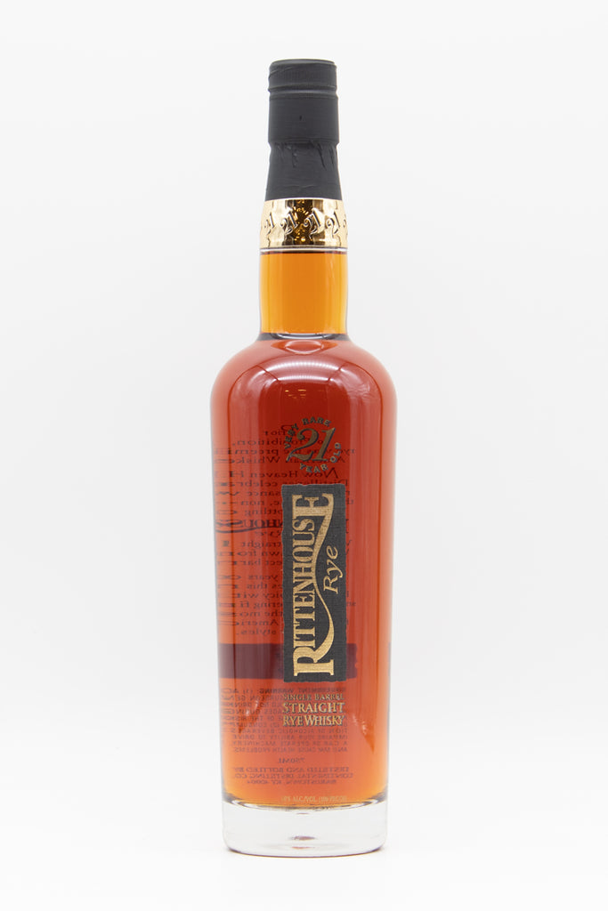 Rittenhouse Single Barrel 21 Year Old Straight Rye Whiskey - Flask Fine Wine & Whisky