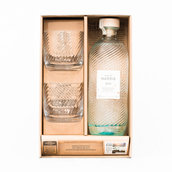 Isle of Harris Gin The Harris Tumbler Serve Gift Set 750ml - Flask Fine Wine & Whisky
