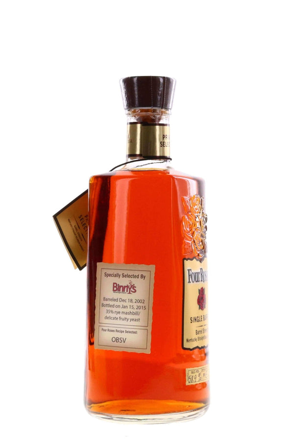 Four Roses Binny's 2002 13 Year Old OBSV ME Single Barrel 58.9% - Flask Fine Wine & Whisky