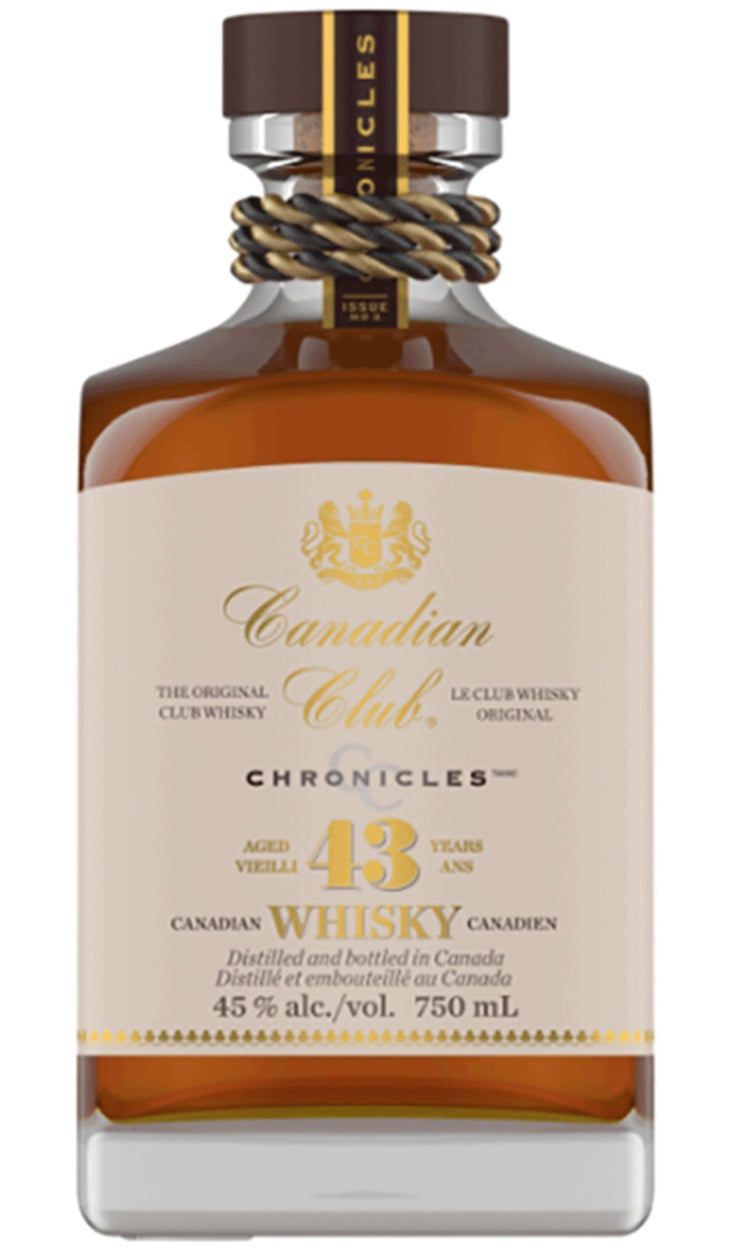 Canadian Club Chronicle 43 year - Flask Fine Wine & Whisky