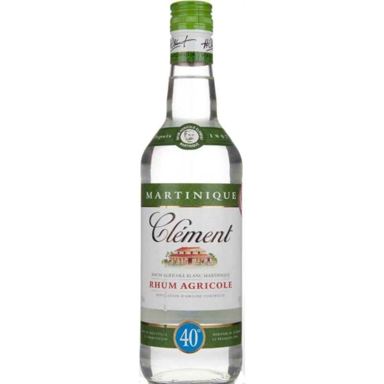 Rhum Clement Blanc Rum Agricole 1L