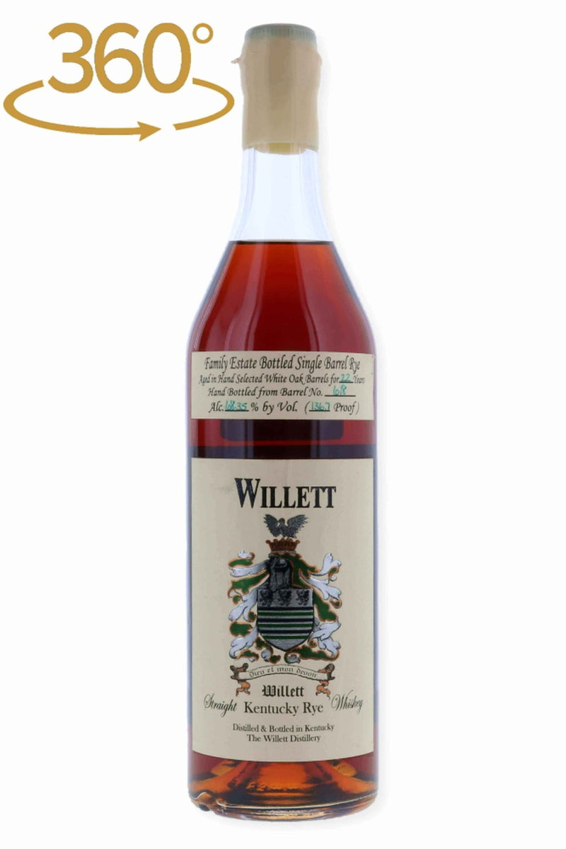 Willett Family Estate 22 Year Old Rye Cask 618 Dougs Green Ink - Flask Fine Wine & Whisky