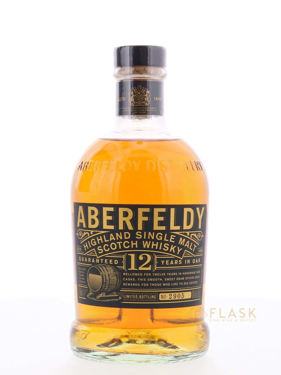 Aberfeldy 12 Year Old Highland Single Malt (750mL) 