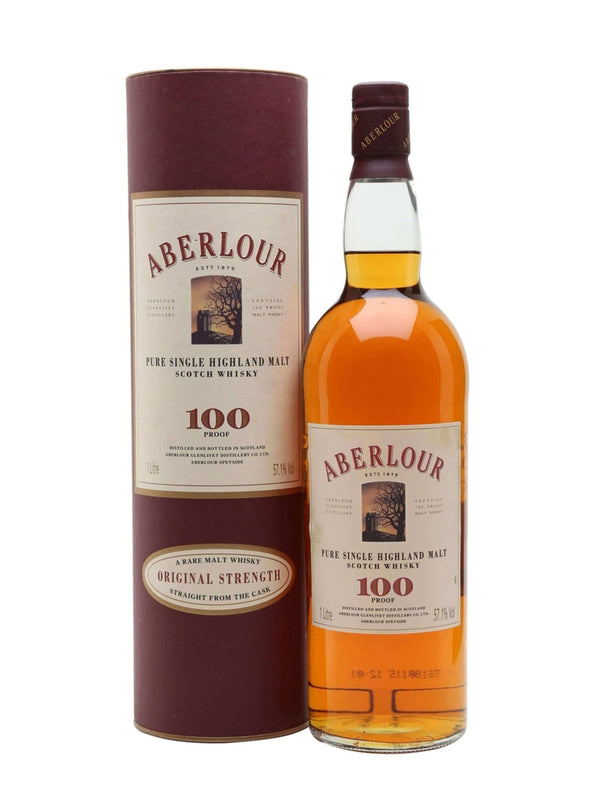 Aberlour 100 Proof Original Strength Cask Single Malt 57.1% 1 Liter - Flask Fine Wine & Whisky