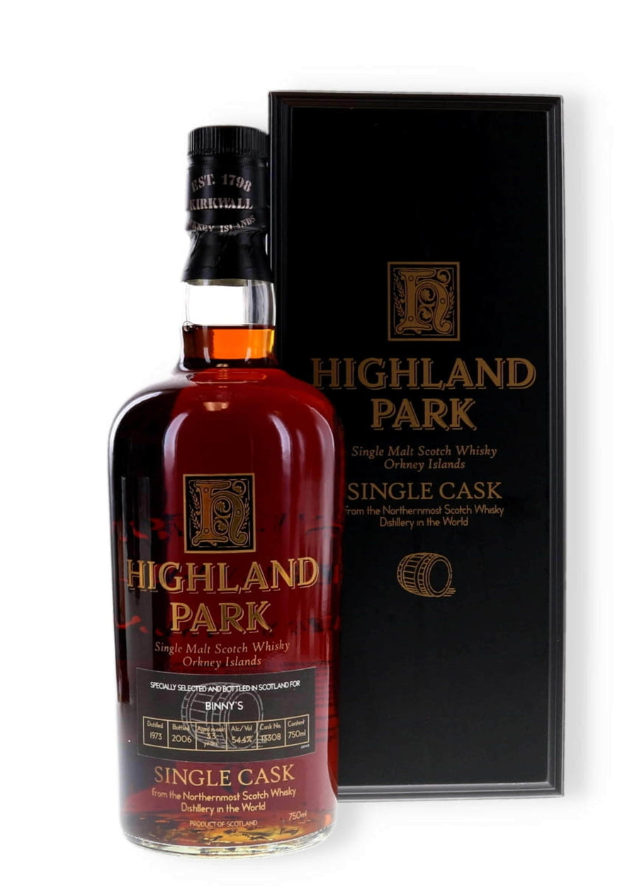 Buy Highland Park 1973 Single Cask 33 Year Old 13308 Binny s