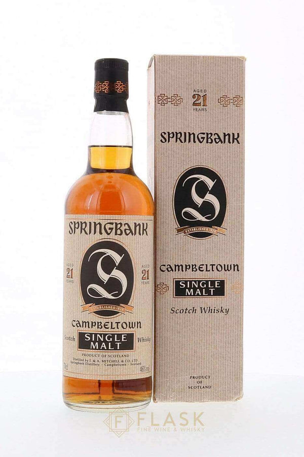Springbank 21 Year Old 2001 Release - Flask Fine Wine & Whisky