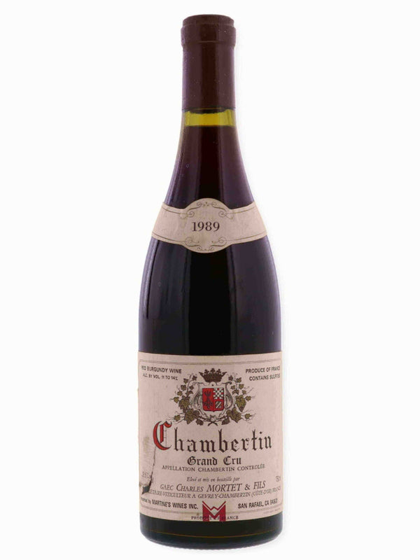 Charles Mortet Chambertin Grand Cru 1989 - Flask Fine Wine & Whisky