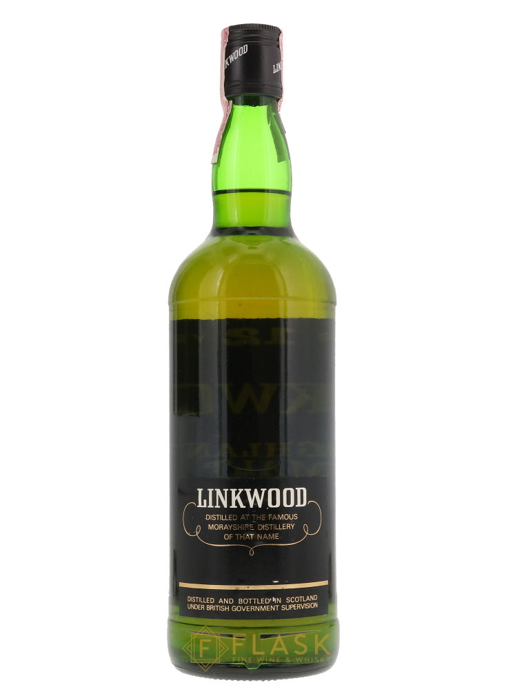 Linkwood 1969 12 Year Old Western Pacific Import Black Cap 86.8 Proof - Flask Fine Wine & Whisky