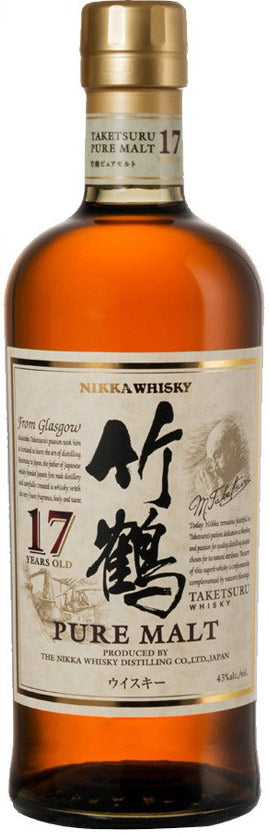 Buy Nikka Taketsuru Pure Malt 17 Year Old Japanese Whisky | Flask