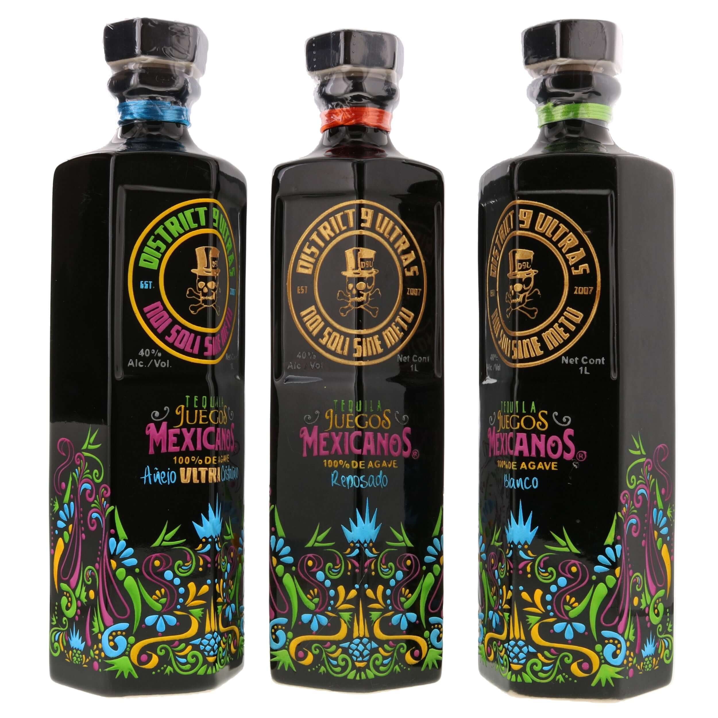 Juegos Mexicanos District 9 Ultras Exclusive Limited Edition Tequilas-Flask Fine Wine & Whisky Online