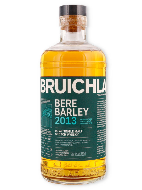 Bruichladdich Bere Barley 2013 10 year aged Islay Single Malt Whisky - Flask Fine Wine & Whisky