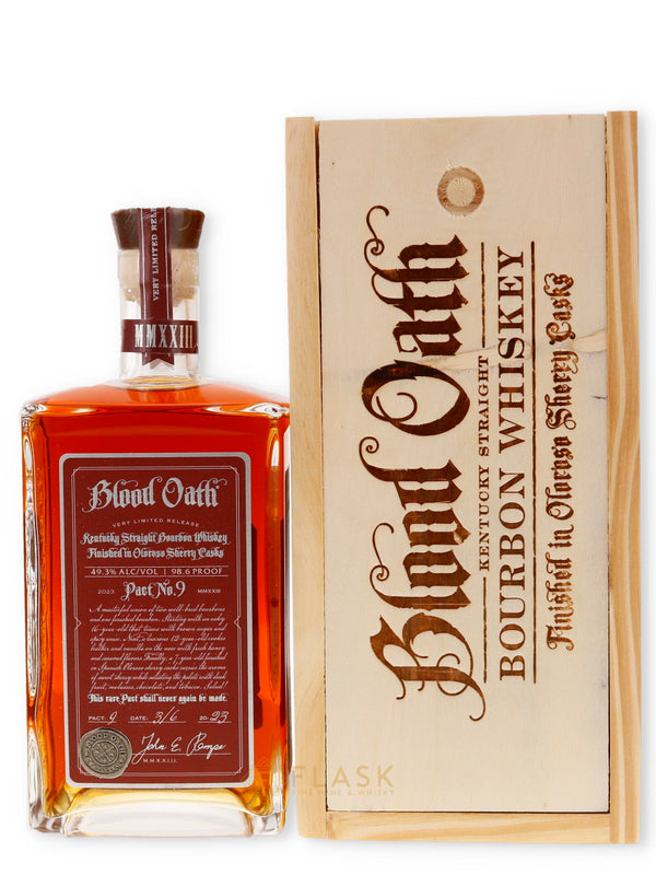 Blood Oath Pact No. 9 Kentucky Straight Bourbon Whiskey - Flask Fine Wine & Whisky