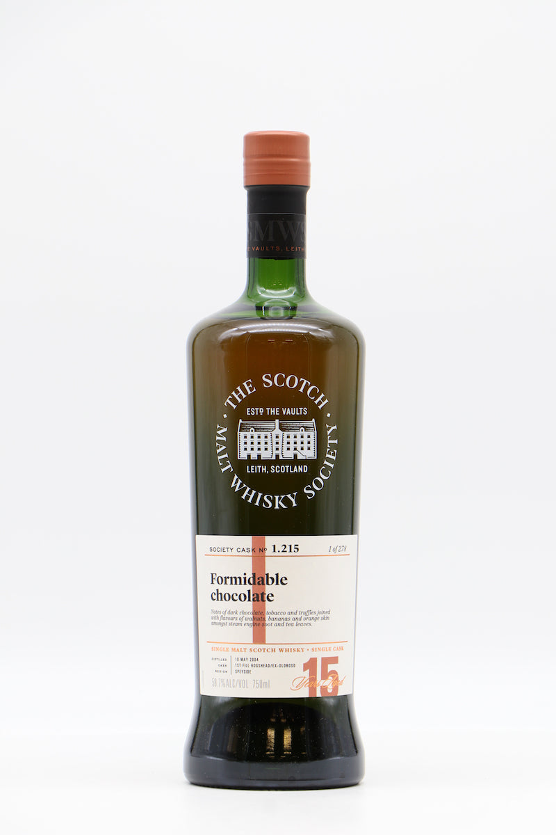 Glenfarclas 2004 15 Year Old SMWS 1.215 Formidible Chocolate 58.7% - Flask Fine Wine & Whisky