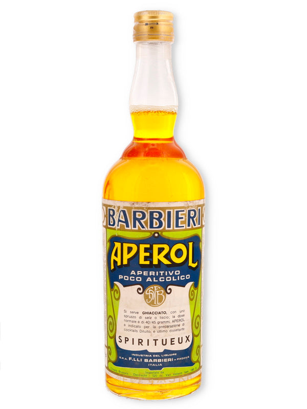 Aperol Barbieri Vintage Bottled 1970s 750ml