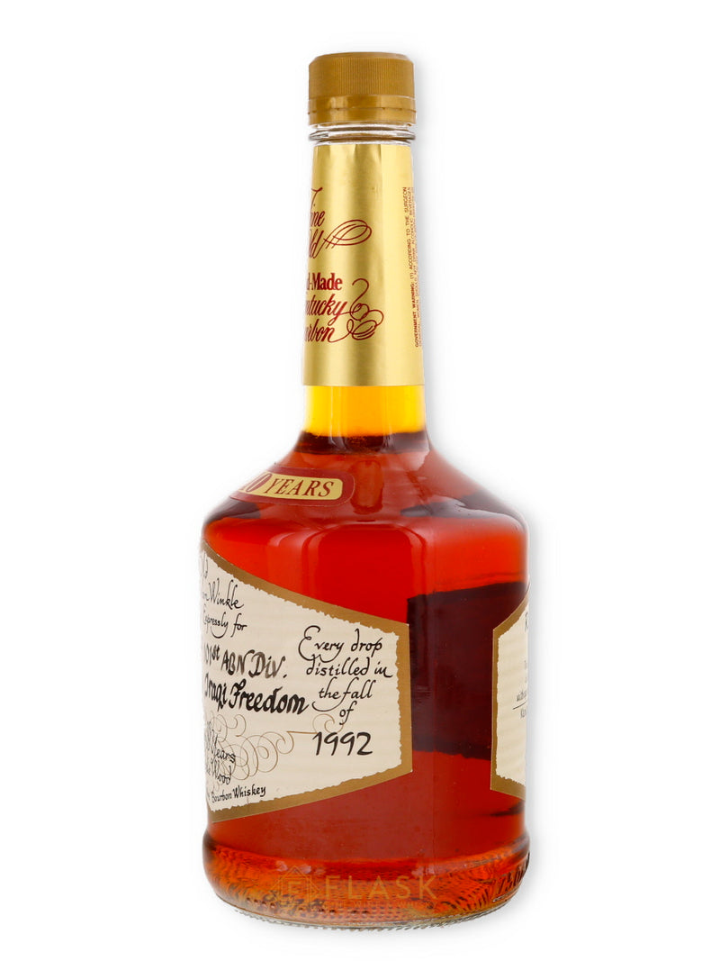Old Rip Van Winkle 10 Year Old Bourbon 1992 Operation Iraqi Freedom / Squat Bottle - Flask Fine Wine & Whisky