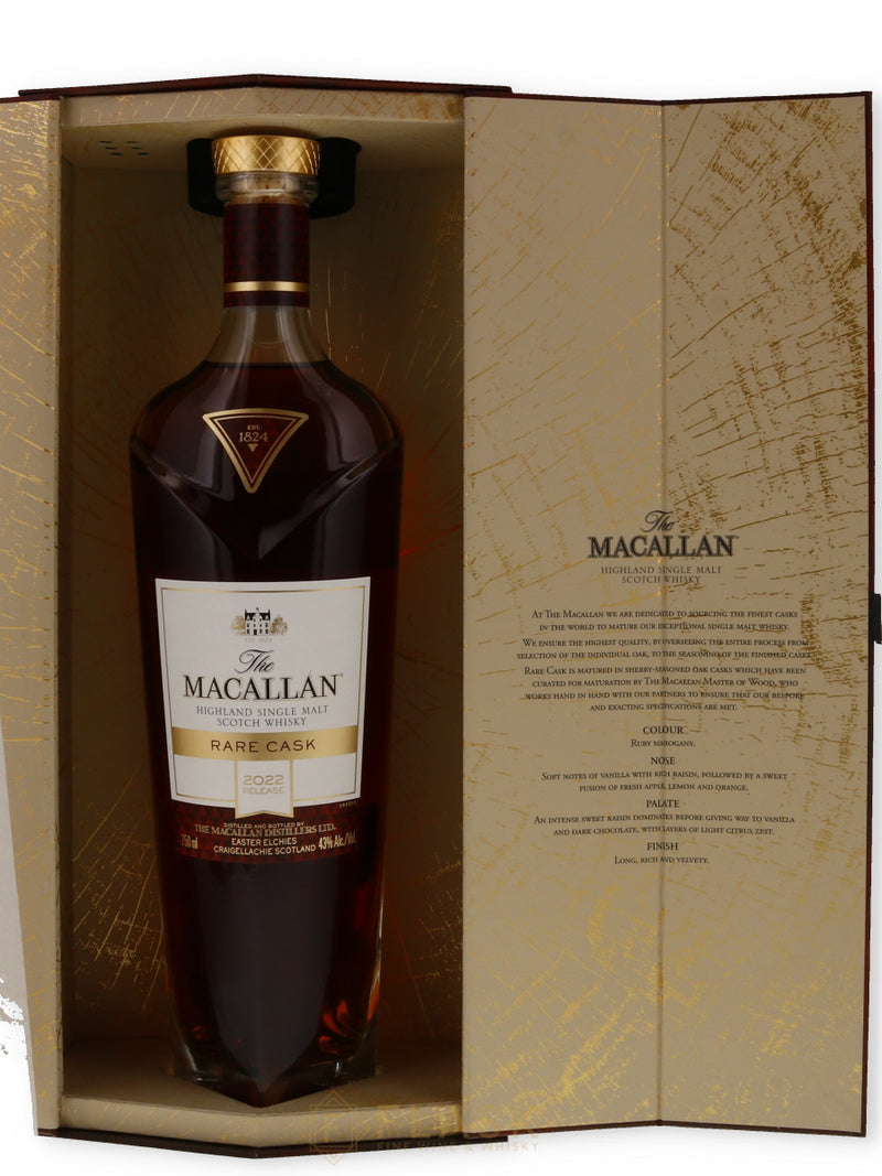 Macallan Rare Cask 2022 Release - Flask Fine Wine & Whisky