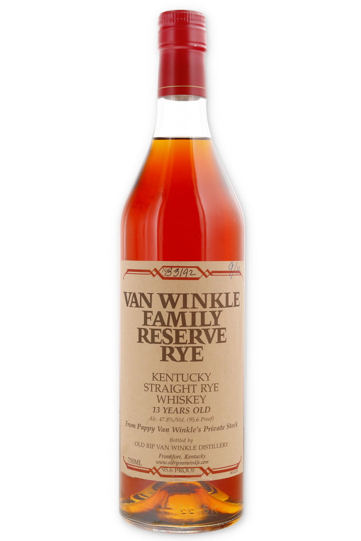 Van Winkle Family Reserve Rye Whiskey 13 Years Old Bottled 2010 - Flask Fine Wine & Whisky