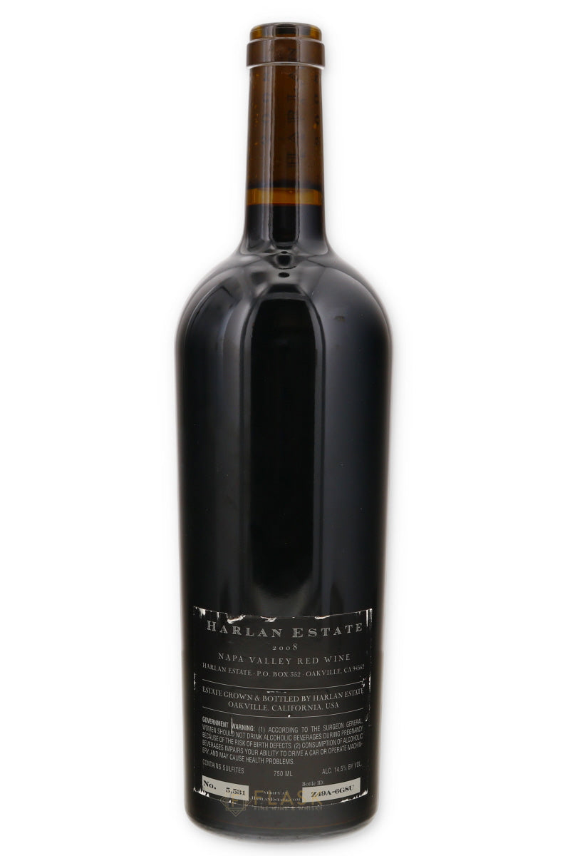 Harlan Estate Oakville Napa Valley 2008 750ml - Flask Fine Wine & Whisky