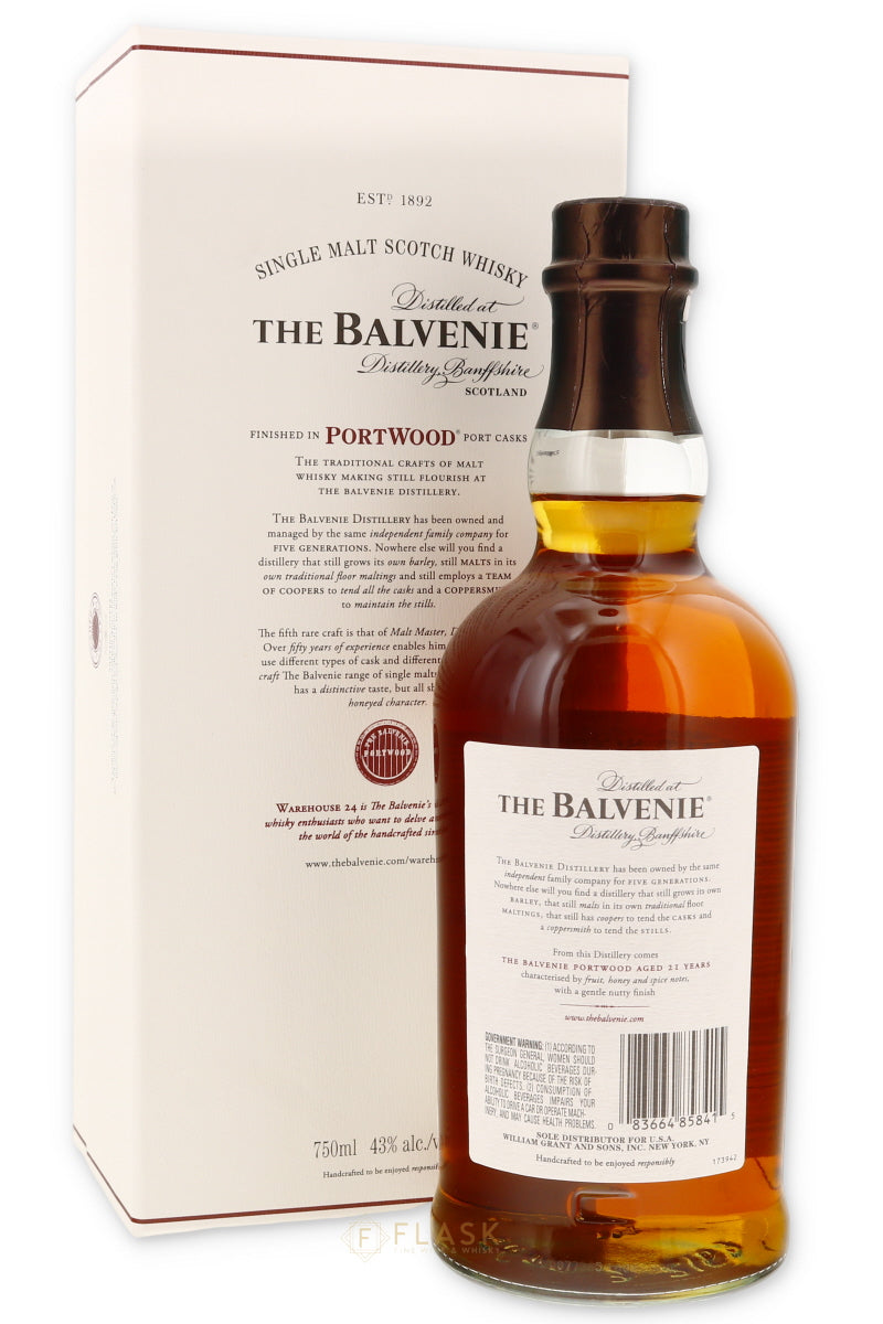 THE BALVENIE 21年 ポートウッド 700ml The Balvenie Portwood 21 Year Scotch | Delivery & Gifting