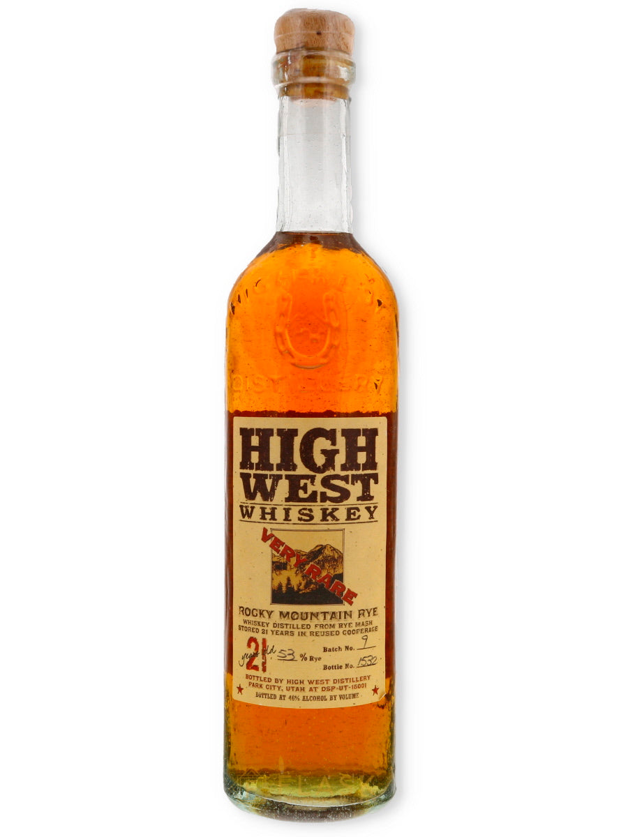 High West 21 Year Old Rocky Mountain Rye Batch 9 - Flask Fine Wine & Whisky