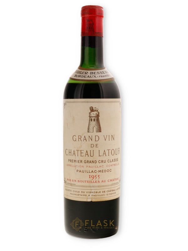 Latour 1955 - Flask Fine Wine & Whisky