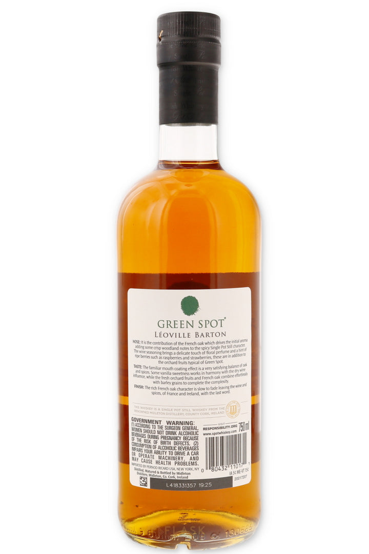 Green Spot Chateau Leoville Barton Bordeaux Cask Finish Irish Whiskey - Flask Fine Wine & Whisky