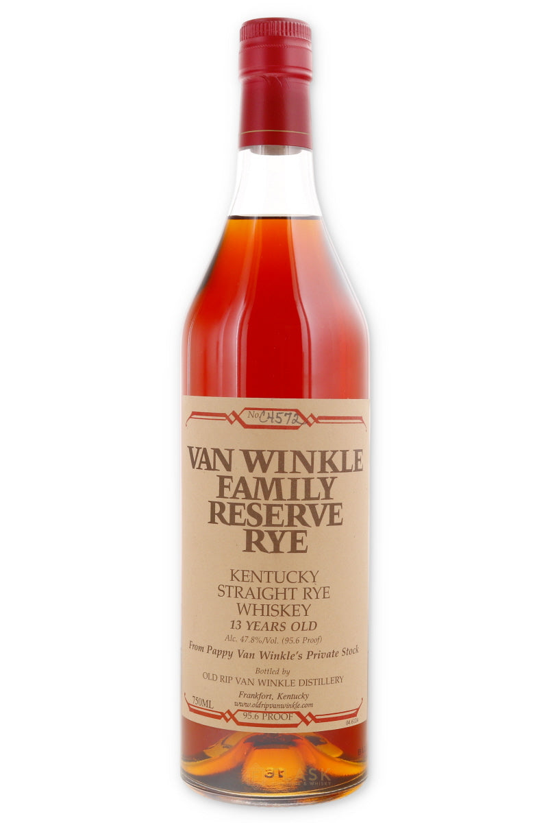 Van Winkle Family Reserve Rye Whiskey 13 Years Old Bottled 2012 - Flask Fine Wine & Whisky
