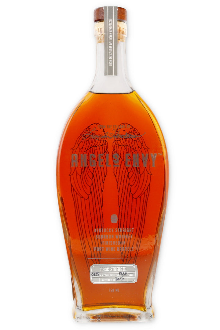 Angels Envy Bourbon Finished in  Port Barrels Cask Strength 2015 - Flask Fine Wine & Whisky
