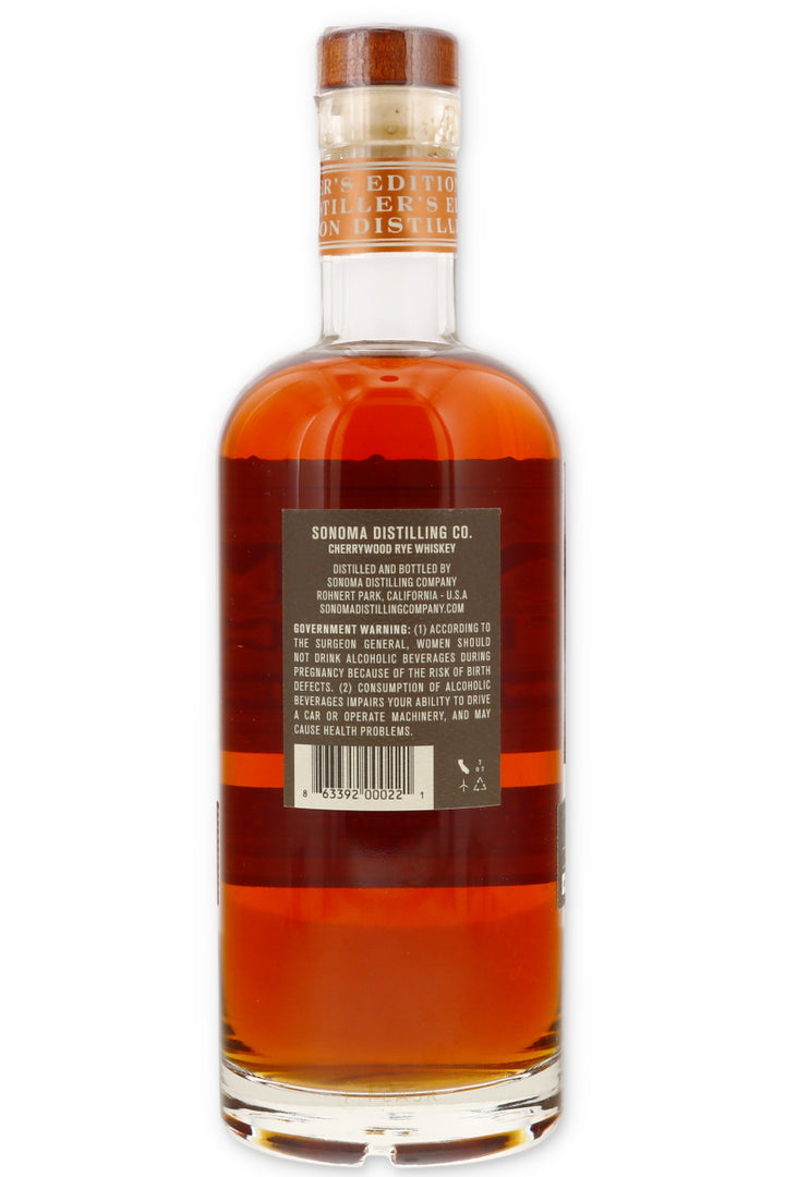Sonoma Cherrywood Rye - Flask Fine Wine & Whisky