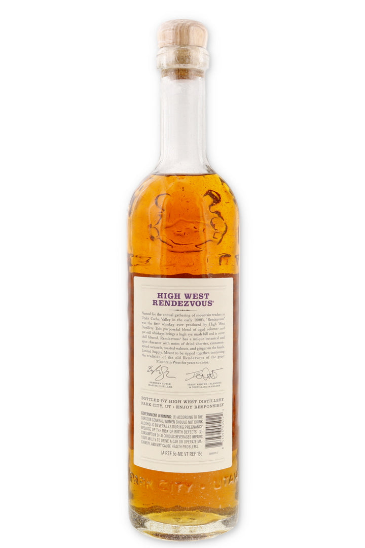High West Rendezvous Rye 750ml - Flask Fine Wine & Whisky