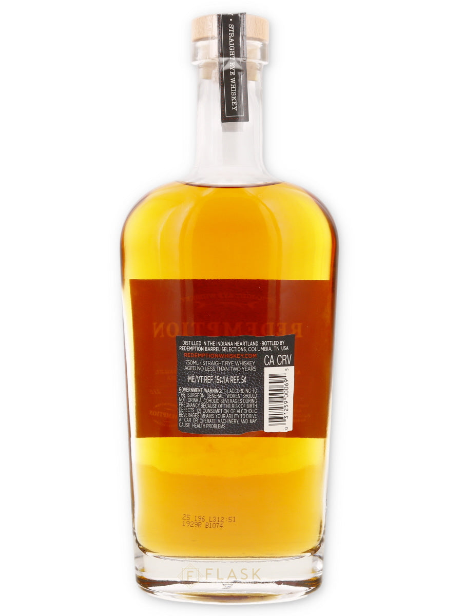 Redemption Rye - Flask Fine Wine & Whisky